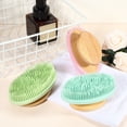 thumbnail image 6 of Unique Bargains 1 Pc Handle Bath Brush Back Scrubber for Bath for Shower 4.72"x2.36" Blue, 6 of 6