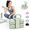 Green-Set, variant on Purple Set 2-in-1 Adjustable Dumbbell and Kettlebell Hand Weight Set