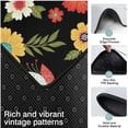 thumbnail image 3 of Pioneer Flower Floral Print Pattern Kitchen Rugs Sets Of 3,Kitchen Runner Rugs Non Skid Washable,Decorative Kitchen Floor Mats for Kitchen,Sink,Laundry,17X30 Inch + 17X47 Inch + 17X59 Inch, 3 of 6