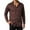 #207-Brown, variant on Kakii Men's Casual Button Down Long Sleeve Shirt Untucked Business Dress Shirts