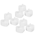 thumbnail image 1 of 10Pcs LED Electronic Flameless Candle Light Flashing Candle Lamp Wedding Party Festival Decoration (White Shell, Yellow Light), 1 of 7