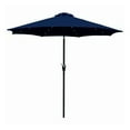 thumbnail image 3 of Four Seasons Courtyard 9’ Patio Market LED Umbrella with Steel Pole, Navy, 3 of 9