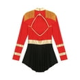thumbnail image 6 of Haitryli Womens Halloween Ringmaster Bodysuit Sequin Boyshort Jumpsuit Circus Cosplay Costumes Red S, 6 of 7