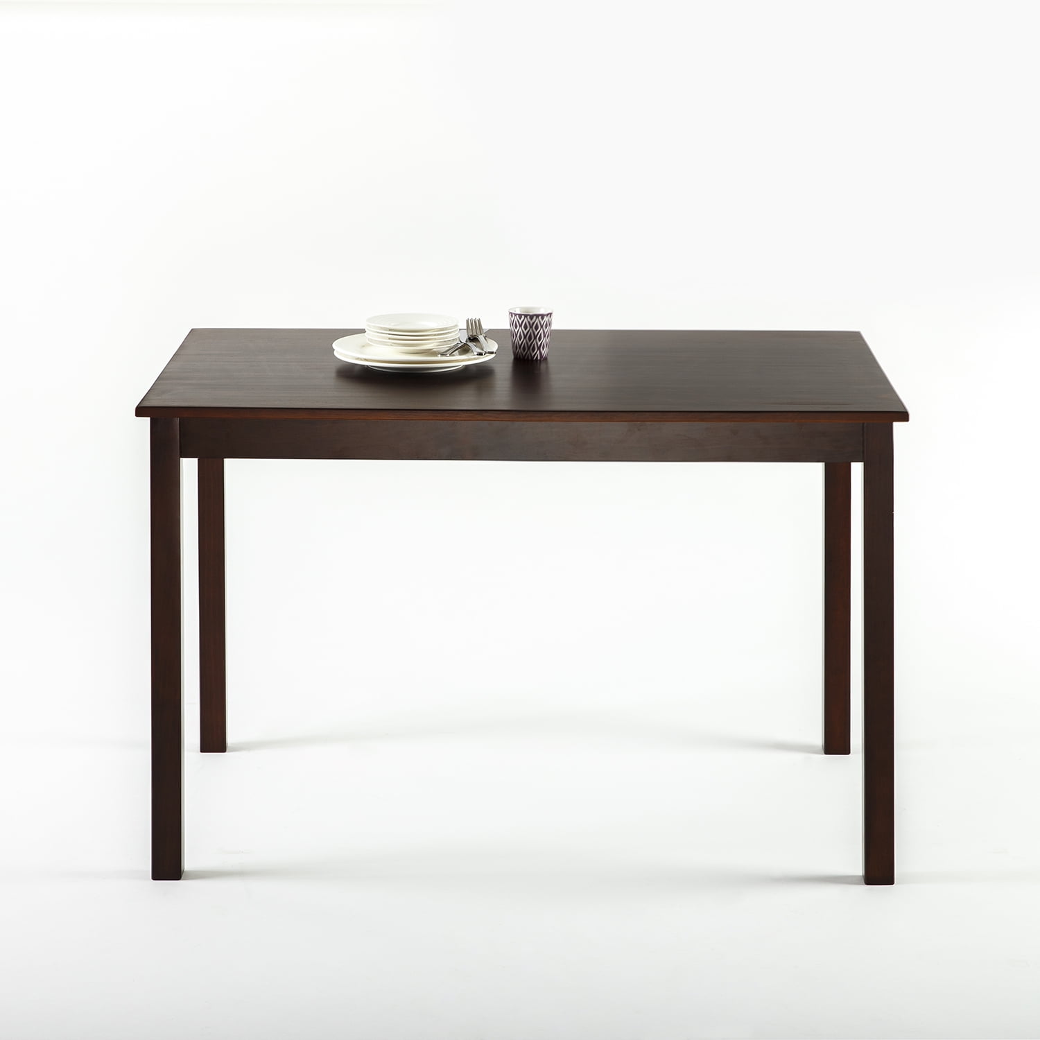 Elm & Oak Juliet 45" Indoor Wood Dining Table, Brown