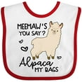 thumbnail image 3 of Inktastic Meemaw's You Say Alpaca My Bags Boys or Girls Baby Bib, 3 of 4