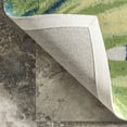 thumbnail image 5 of nuLOOM Lisa Floral Indoor/Outdoor Green Multicolor 10' Modern Square Rug, 5 of 9