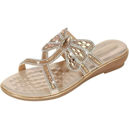 

XWQYRG Womens Wedge Sandals Espadrilles Open Toe Elastic Ankle Strap Platform Sandals Dressy Comfortable Summer Sandanls for Women