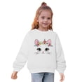 thumbnail image 5 of Bnwani Toddler Girl Sweatshirt Cotton Long Sleeve Winter Sweatshirt Cute Printed Pullover, 5 of 5