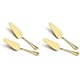 thumbnail image 1 of Servidor de Pastel de Oro, Juego de Cuchillo Y Servidor de Pastel de Bodas, 4 Piezas, 1 of 6