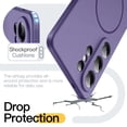 thumbnail image 5 of JETech Slim Case for Samsung Galaxy S26 Ultra, Compatible with MagSafe, Anti-Slip Grip (Heron Purple), 5 of 7