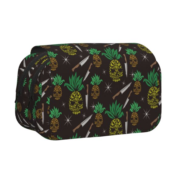 Cauagu Pineapples for Big Capacity Pencil Pen Case Office College School Large Storage High Capacity Bag Pouch Holder Box Organizer