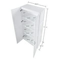 thumbnail image 3 of Manhattan Comfort Hopkins Armoire de Rangement Moderne 3,0 Po Blanc, 3 of 4
