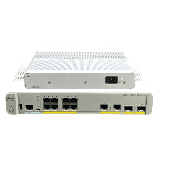 Restored Cisco 2960CX WS-C2960CX-8TC-L 8 Port Gigabit LAN Base Switch (Refurbished)
