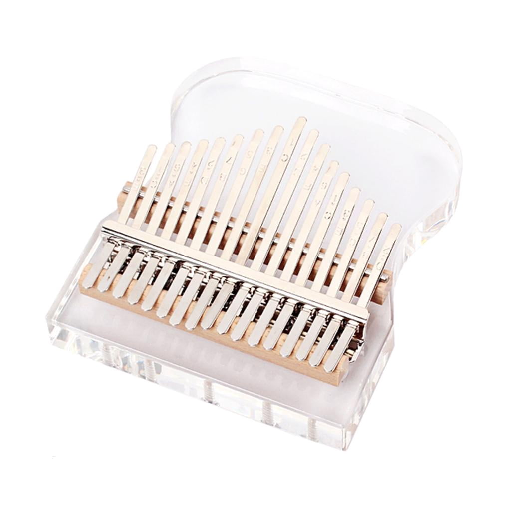 Yihuala Cloud Shape Kalimba Professional 17 Keys Thumb Piano Transparent Acrylic Finger Piano for Beginners
