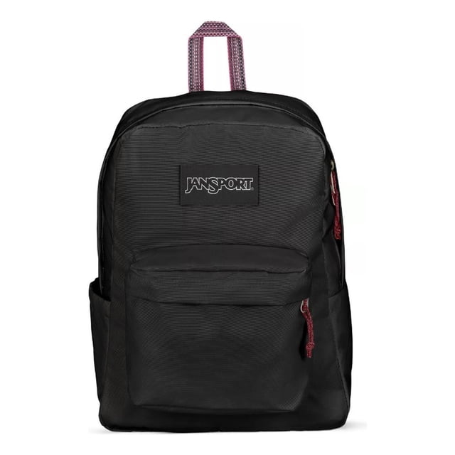 Mochila Jansport 100% Ecologica Unisex Moda Restore Pack Negro Liso