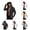 Black, variant on Sun Protection Jacket for Men,Long Sleeved Hooded Zipper Solid Color Outerwear Jackets Coffee 2XL