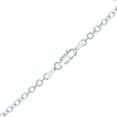 thumbnail image 3 of JewelStop 14K White Gold 16in 2.2mm Diamond-Cut Cable Chain with Lobster Clasp - 4.29gr., 3 of 5