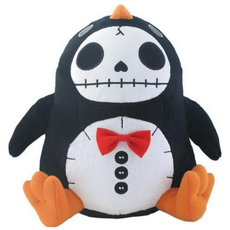 Ebros 10 H Furrybones Black Penguin Pen Pen Wearing Red Bow Tie Plush Doll price history on PriceWatchPro
