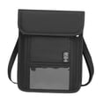 thumbnail image 3 of Cartera de viaje con protección para el cuello, ideal para regalar en cumpleaños y compras callejeras. , Negro, 3 of 8