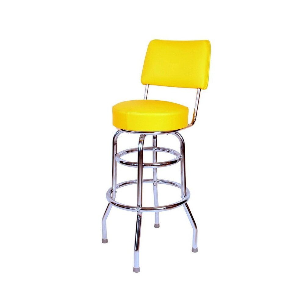 Retro Home 30" Swivel Bar Stool, Frame Material Metal, Weight Capacity