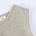 thumbnail image 6 of EnJoCho Toddler Little Girls Summer Dresses Sleeveless Cotton Linen Breathable A-Lined Pleated Swing Dress 1 to 8 Years, 6 of 9