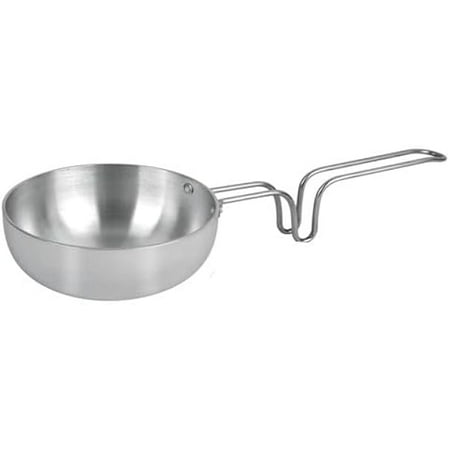 iKonbi Aluminium Tadka Pan Non Stick Tadka Pan Unbreakable Steel Handle Tadka Pan Chowka Pan Kadai Vagariya Aluminium Tadka Kadhai with Steel Handle Aluminium Tadka Pan)