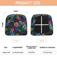 thumbnail image 3 of Pioneer Flower Seat Covers for Dining Room Chairs Set Of 4,Stretch Printed Washable Chair Seat Cover with Elastic Ties and Button,Removable Waterproof Couch Cushion Covers, 3 of 6
