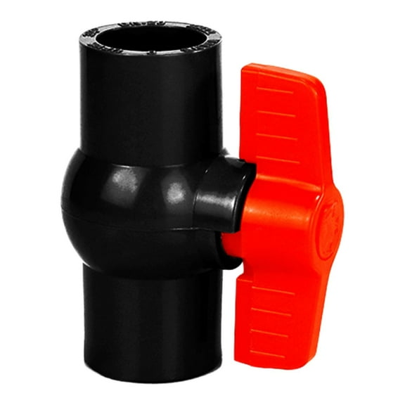 TISHITA PVC Ball Valve Slip Fitting Shut Off Switch Handle T Handle Water Control for Aquarium Plumbing Pipe Swimming Pool Inner Dia 3.2cm