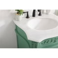 thumbnail image 4 of 24 inch single bathroom vanity in vintage mint, 4 of 8