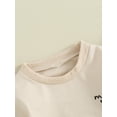 thumbnail image 5 of Yunliwuli Family Matching Sweatshirt Adult Baby Letter Print Round Neck Sweatshirt/ Jumpsuit Sportswear Tops, 5 of 9