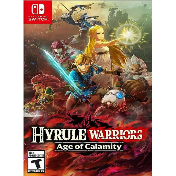 Restored Hyrule Warriors: Age of Calamity (Nintendo Switch, 2020) RPG Game (Refurbished)