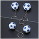 thumbnail image 2 of KAKOWELY 4 llaveros de fútbol, colgantes para llaves, recuerdo de partido de fútbol, regalo, 2 of 5