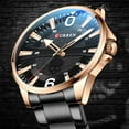 thumbnail image 2 of Curren Man Watch Luxury Brand Simple Business Quartz Stainless Steel Strap Wristwatches 2021 Мужские Наручные - Quartz Wristwatches, 2 of 6