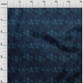 thumbnail image 3 of oneOone Cotton Cambric Blue Fabric Geometric Craft Projects Decor Fabric Printed By The Yard 42 Inch Wide, 3 of 5