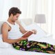 thumbnail image 5 of Balery Mardi Gras3 Pantalones de pijama para hombre, pijama ultraligero, pantalón de descanso-X-Large, 5 of 6