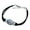 Black, variant on Brown Fox What The Pun Funny Novelty Suede Leather Metal Bracelet