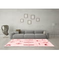 thumbnail image 3 of Ahgly Company Indoor Square Solid Red Modern Area Rugs, 8' Square, 3 of 4