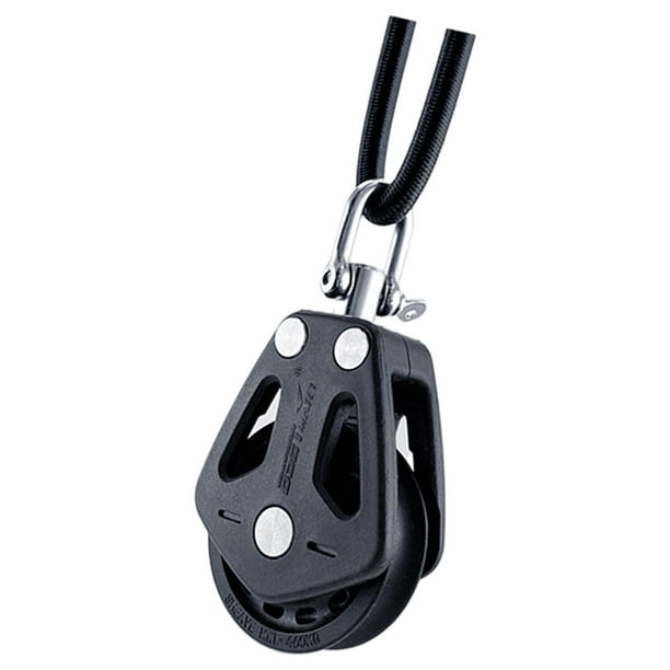 Accesorio de bloque de cojinete liso de velero giratorio de polea simple para yates, fácil A
