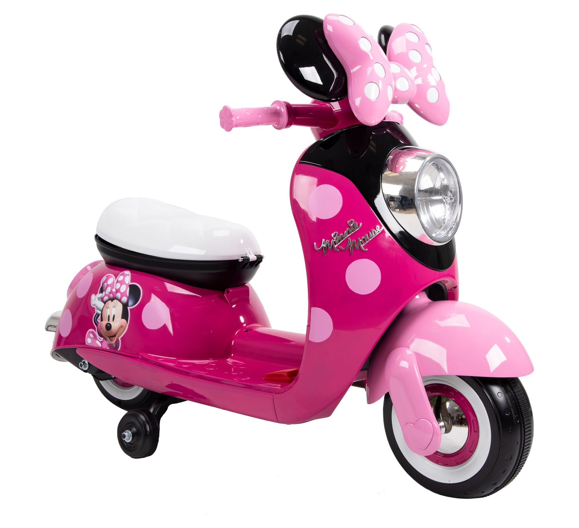 Disney Minnie Mouse 6V Euro Scooter Ride-on Battery-Powered Toy for Girls, Ages 1.5+ Years, by Huffy - image 5 of 14