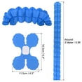 thumbnail image 2 of Uxcell 9.8ft Four Leaf Paper Flower Garland Hanging Streamers for Party Wedding Decor, Sky Blue 6 Pack, 2 of 7