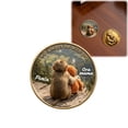 thumbnail image 4 of Japanese Monkey Commemorative Three Metal Collectible Japanese Spirit Monkey Motif Choice, 4 of 7