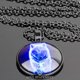 thumbnail image 4 of Soul Statement Wolf Charm Necklace Glowing Eyes Halloween Chain Pendant Unique Gifts, 4 of 4
