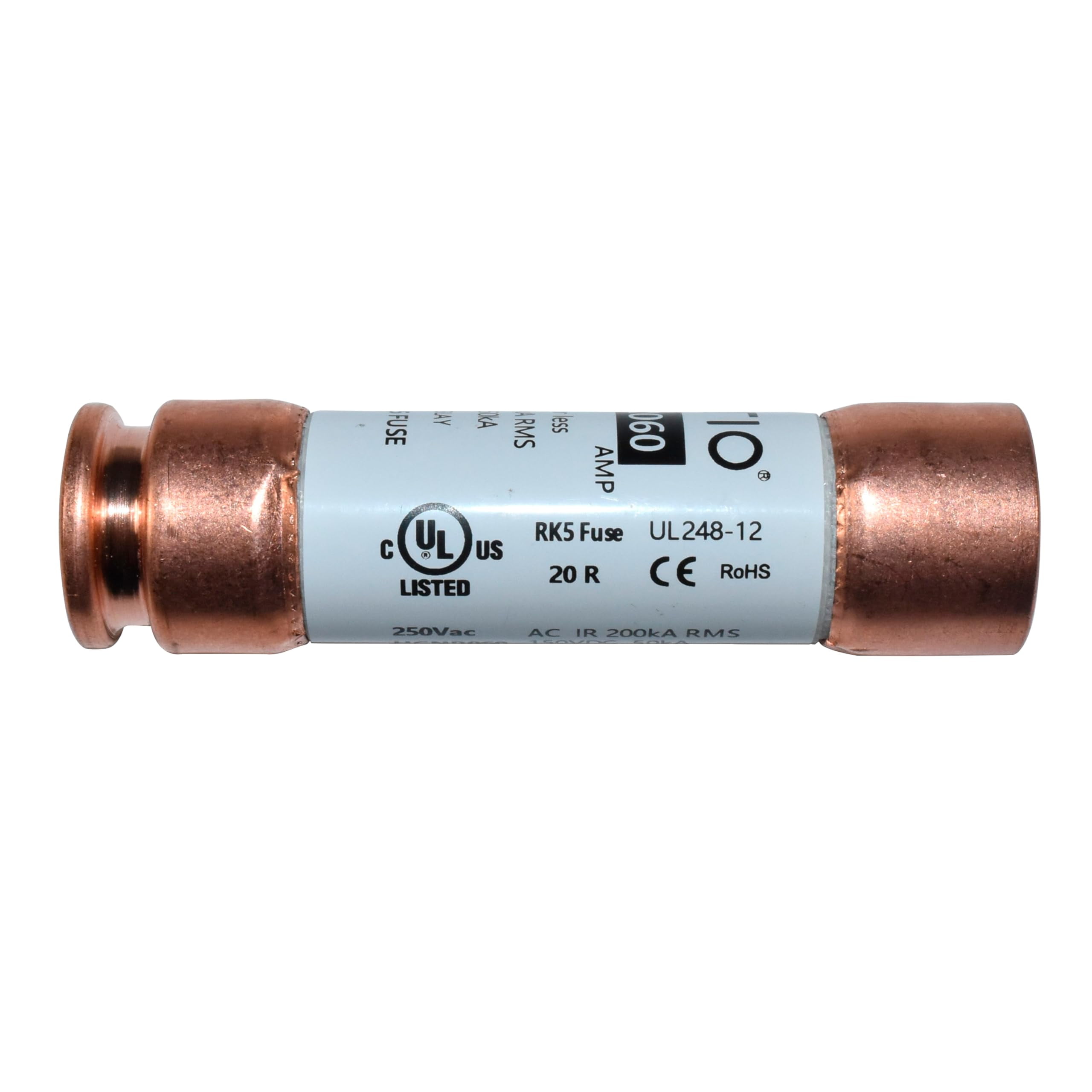 HQRP 2-Pack HCNR060 60 Amp 250V Dual Element Time-Delay Fuse, Class RK5 Replacement for Bussmann BP/FRN-R-60 FRN-R-60, Edison ECNR60, Littelfuse FLNR060.T FLN-R-60 FLNR-60