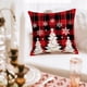 thumbnail image 1 of Fundas de almohada para decoración de Navidad A (Árbol de Navidad copos de nieve), 1 of 8