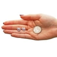 thumbnail image 5 of Disney Womens Minnie Mouse Sterling Silver Pave Crystal Birthstone Stud Earrings - June, 5 of 6
