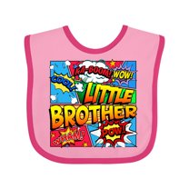 Inktastic Little Brother Comic Book Boys Baby Bib