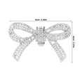 thumbnail image 2 of HOMEMAXS 1 Pair Rhinestone Bow Shoe Clips Crystal Shoe Clips For Women Dress Shoes Shoe Clips For High Heels Shoe Buckle Shoe Decorative Clips Shoes Charms For Sneakers Slipper Decoration, 2 of 7