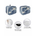 thumbnail image 2 of Fsddascl Blue Striped Toaster Cover 4 Slice, Large Kitchen Appliance Covers, Modern Minimalist Abstract Art Vintage Toaster Oven Cover with Loop, Bread Machine Cover Polyester Dust Cover Protection, 2 of 5