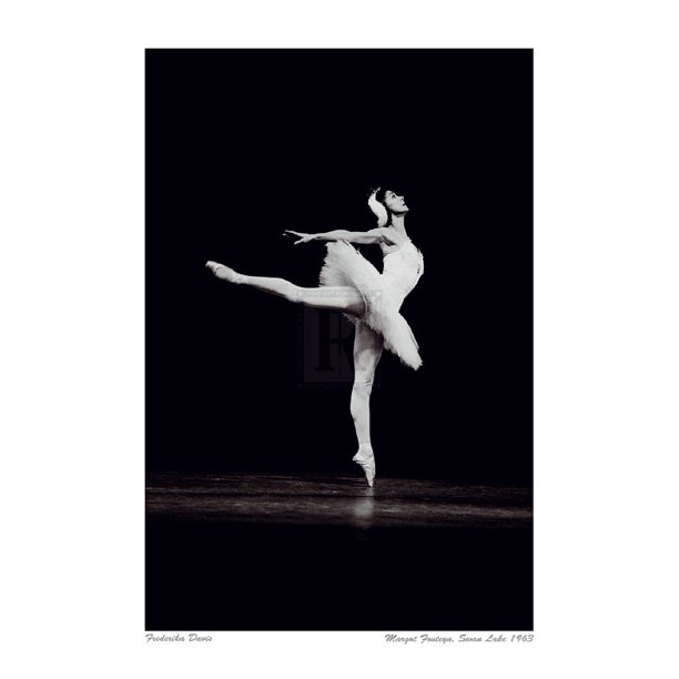 Margot Fonteyn Swan Lake 1963 Poster Print By Frederika Davis 20 X 27
