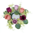 thumbnail image 1 of Bougies Fleur Réalistes pour Centres de Table, Couronnes Élégantes pour Tables, Arrangements de Roses pour Événements, 1 of 6